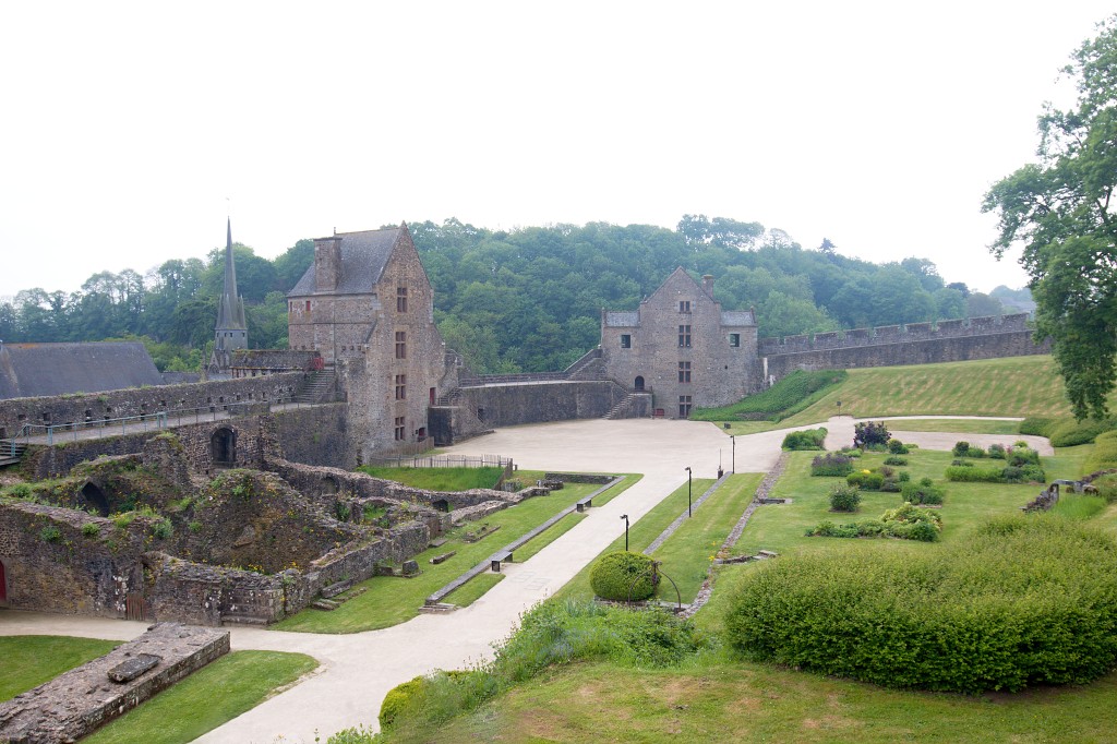 chateau de Fougeres kasteel hdr frankrijk france indre middeleeuwen paleis departement Ille-et-Vilaine slot burcht fort bretagne